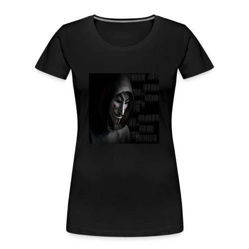 Anonymous_Barcode - Camiseta orgánica premium mujer
