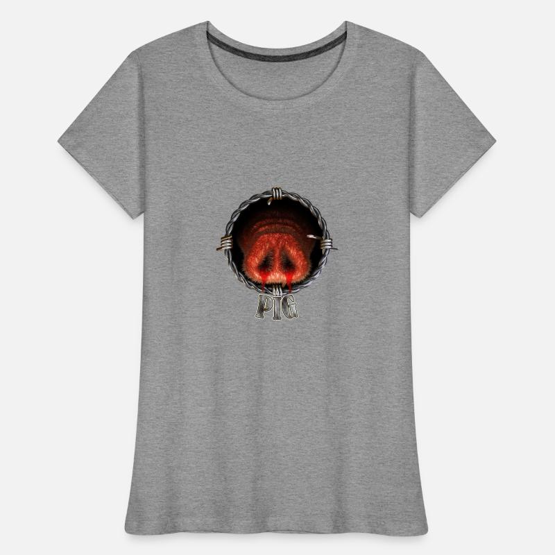 Cochon T-shirt bio Premium Femme