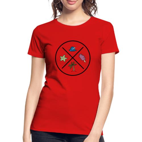 Lustiges Design für den Sommer - Frauen Premium Bio T-Shirt