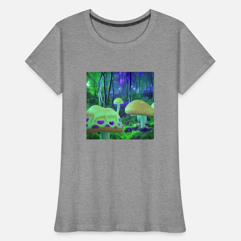 Magic psychedelic forest Women's Premium Organic T-Shirt