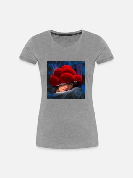 Schwarzwaldmädel 7.0 - Frauen Premium Bio T-Shirt - Grau meliert