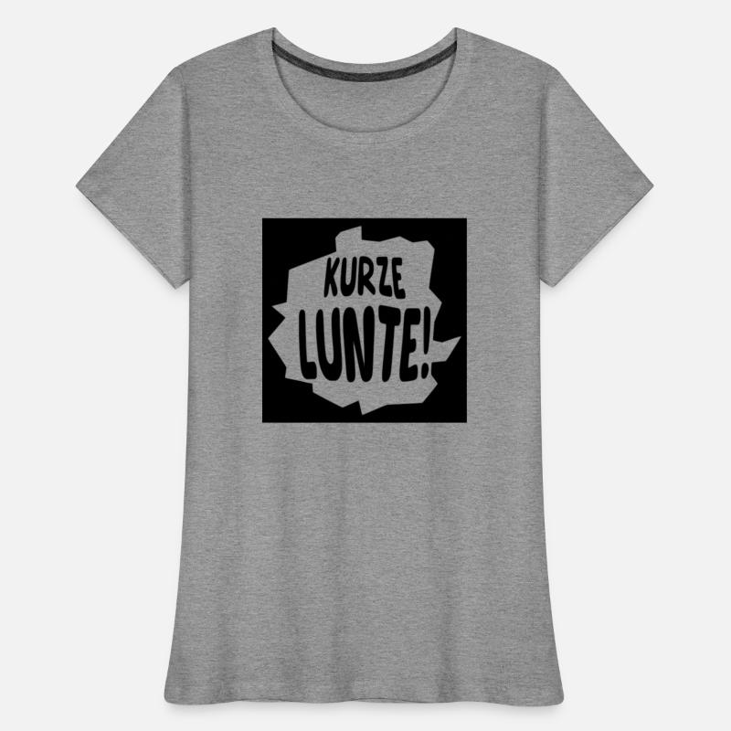 kurze lunte Frauen Premium Bio T-Shirt