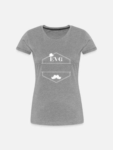 Junggesellinnenabschied - Frauen Premium Bio T-Shirt - Grau meliert