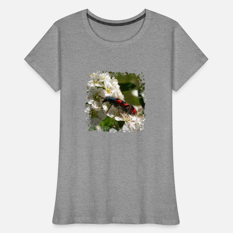 The bee beetle or beewolf is a predatory insect Women's Premium Organic T-Shirt