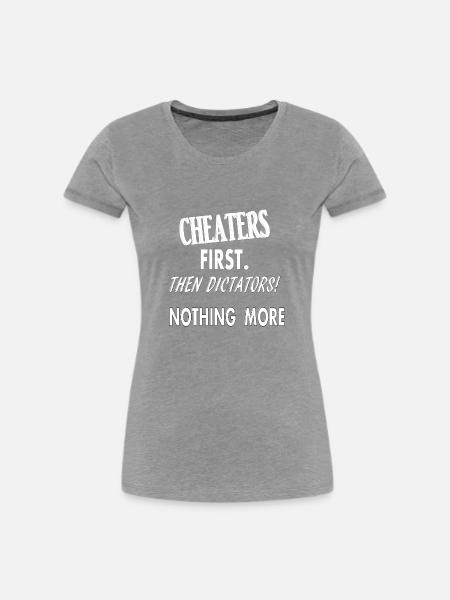 Die Wahl - Frauen Premium Bio T-Shirt - Grau meliert