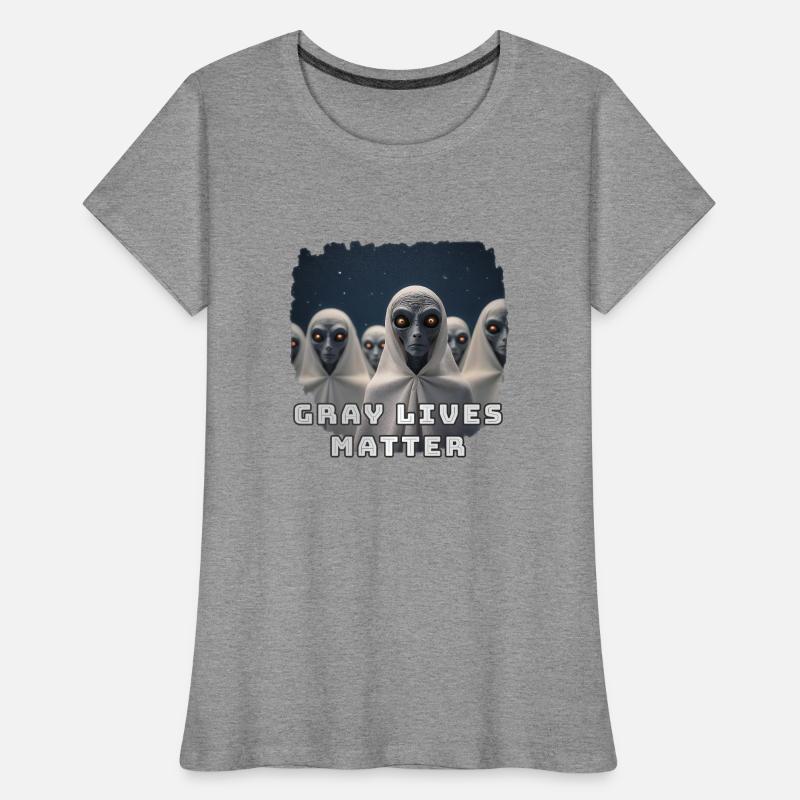 Gray lives matter - Version 3 Frauen Premium Bio T-Shirt