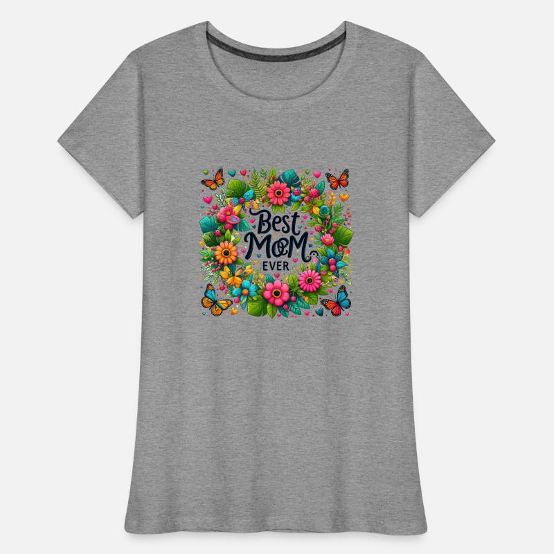 Die beste Mutter der Welt Mutter Mutter Beste Supermutter Frauen Premium Bio T-Shirt