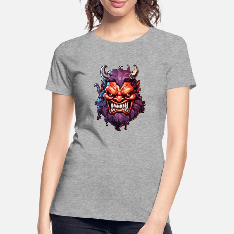 Devil / Hell / Horror / Devilish / Evil Women's Premium Organic T-Shirt
