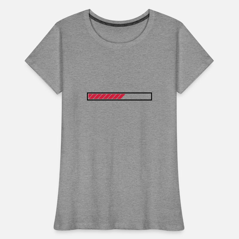 Ladebalken Loading Bar Frauen Premium Bio T-Shirt