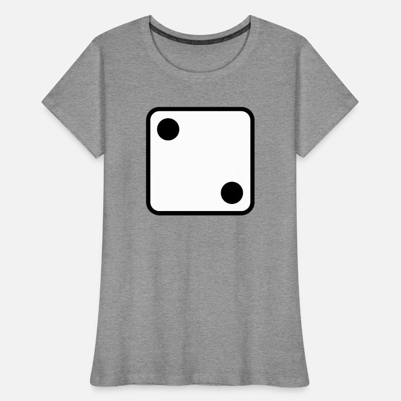 Cube symbol design to personalize Women's Premium Organic T-Shirt