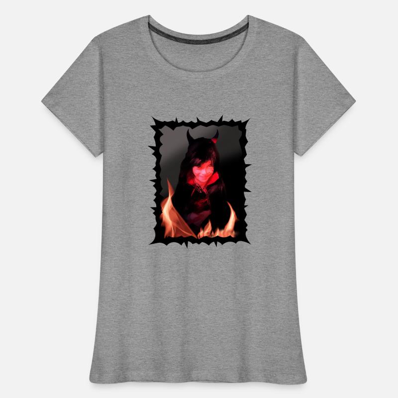 Halloween night devil Women's Premium Organic T-Shirt