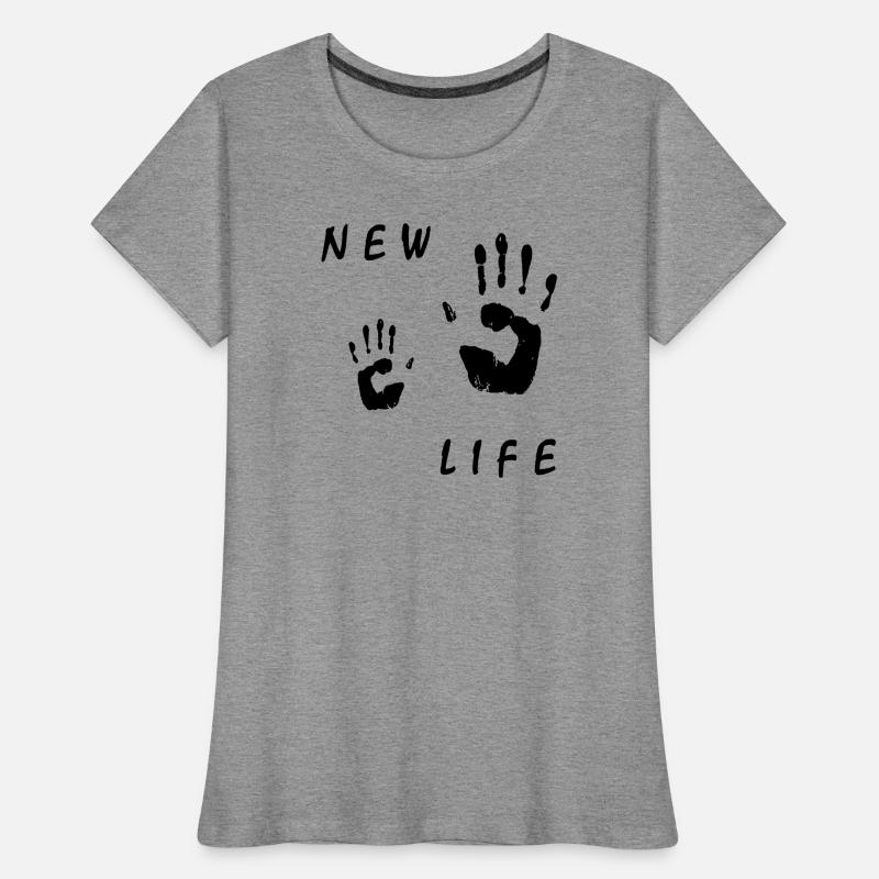 main bébé T-shirt bio Premium Femme