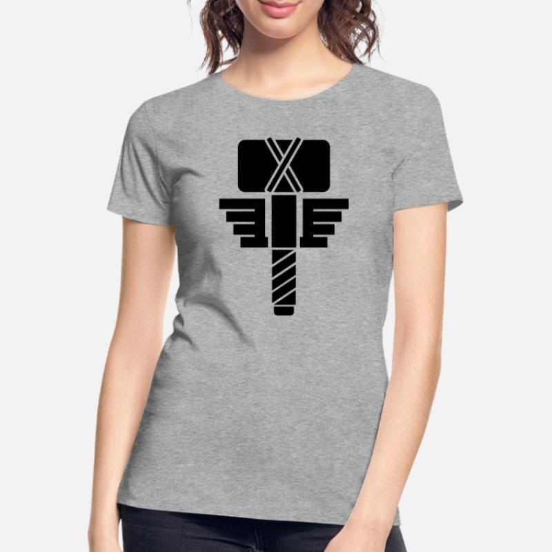 Thor Hammer – Wikinger Mjölnir Comic Superheld Frauen Premium Bio T-Shirt
