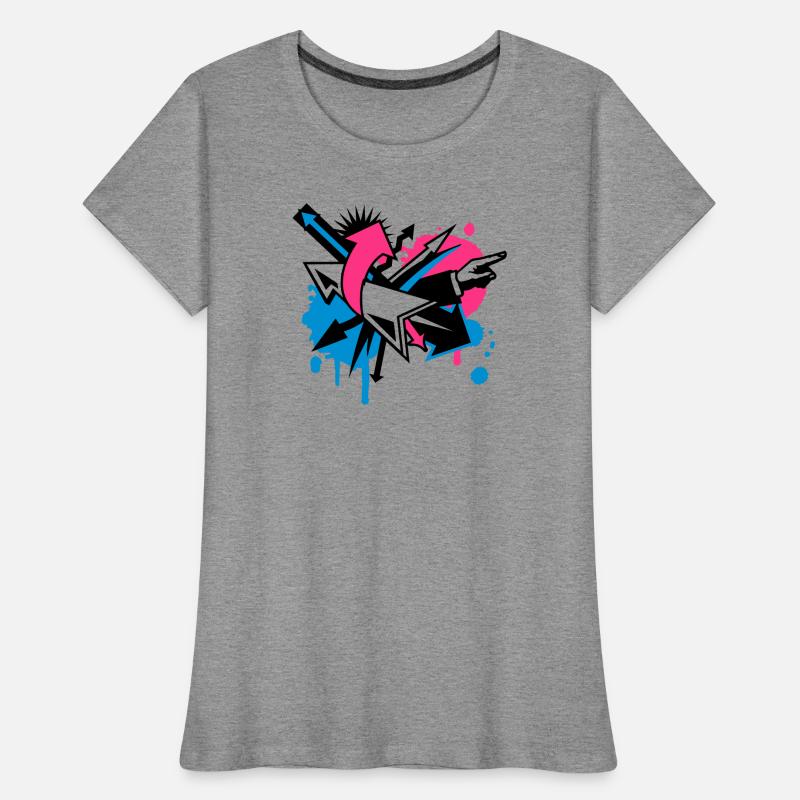 Les flèches dans des directions différentes T-shirt bio Premium Femme
