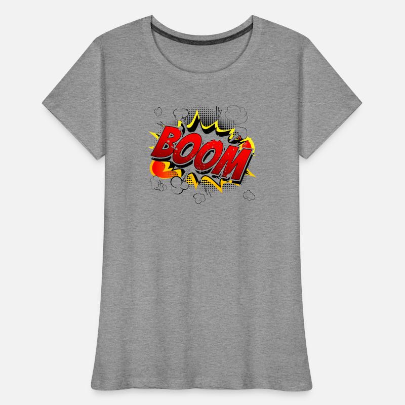 Boom Comic Graphic Women's Premium Organic T-Shirt