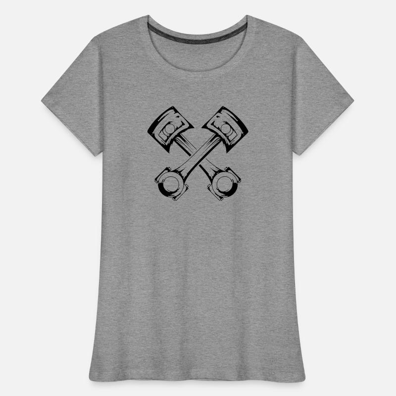 Car - Piston - Workshop - Engine - Garage Women's Premium Organic T-Shirt