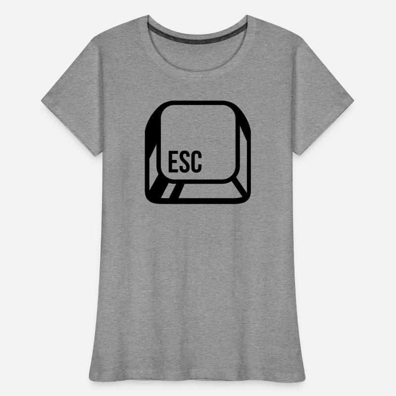 Computer button Women's Premium Organic T-Shirt