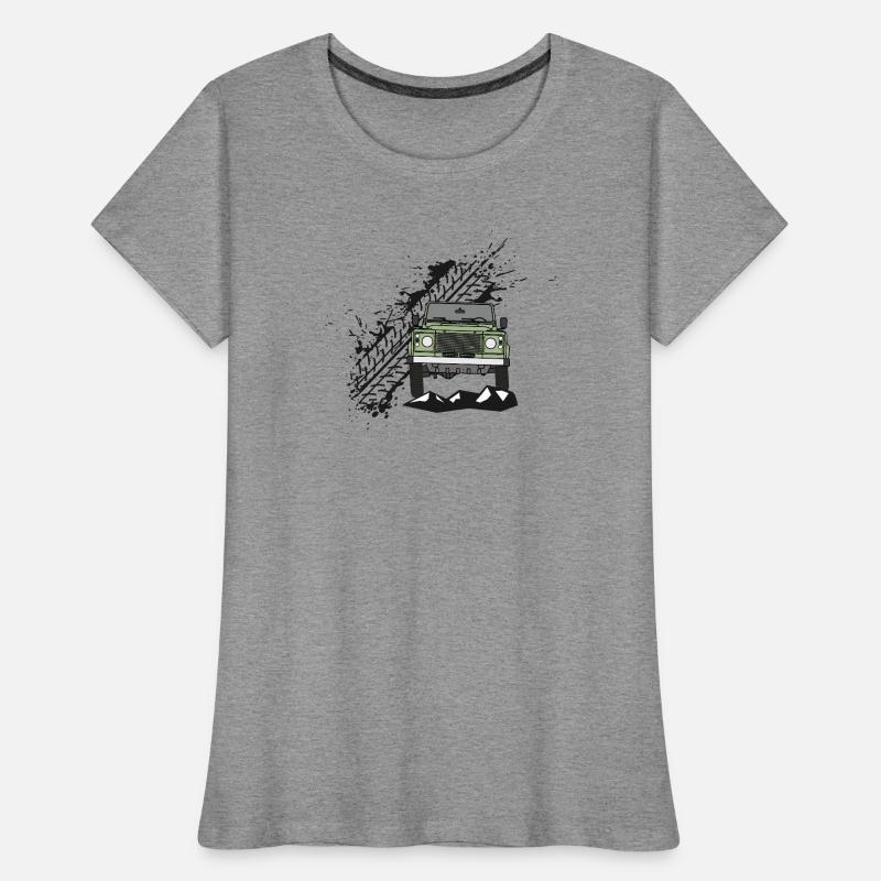 Defender Splash Front T-shirt bio Premium Femme