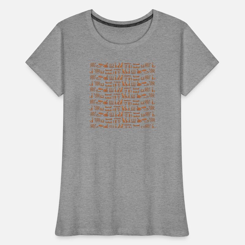 Ancient Egypt, hieroglyphic pattern, gift idea Women's Premium Organic T-Shirt