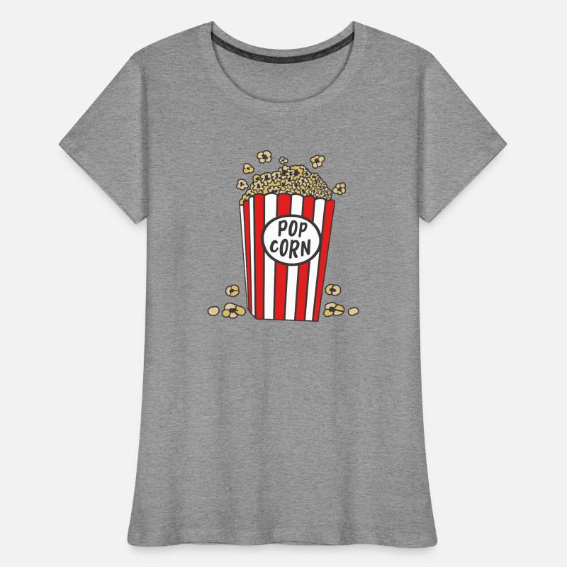 Pop-corn T-shirt bio Premium Femme
