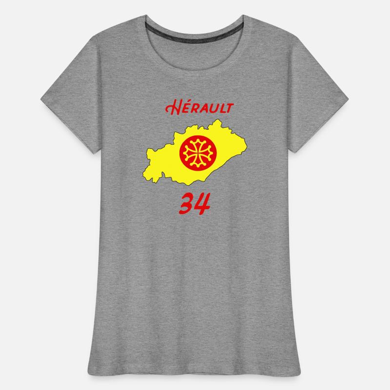 Hérault Frauen Premium Bio T-Shirt