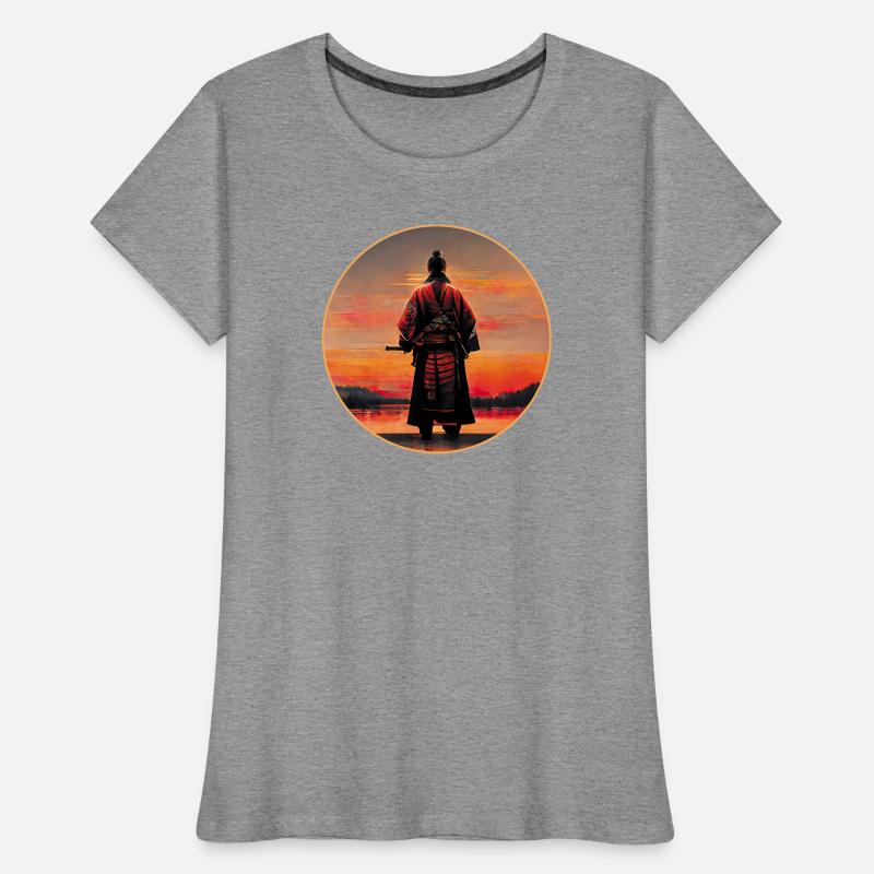 Samurai Warrior Women's Premium Organic T-Shirt