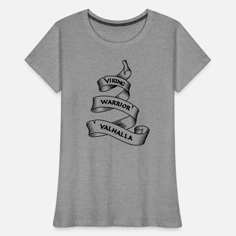 Wikinger Wimpel oder Banner transparent Frauen Premium Bio T-Shirt