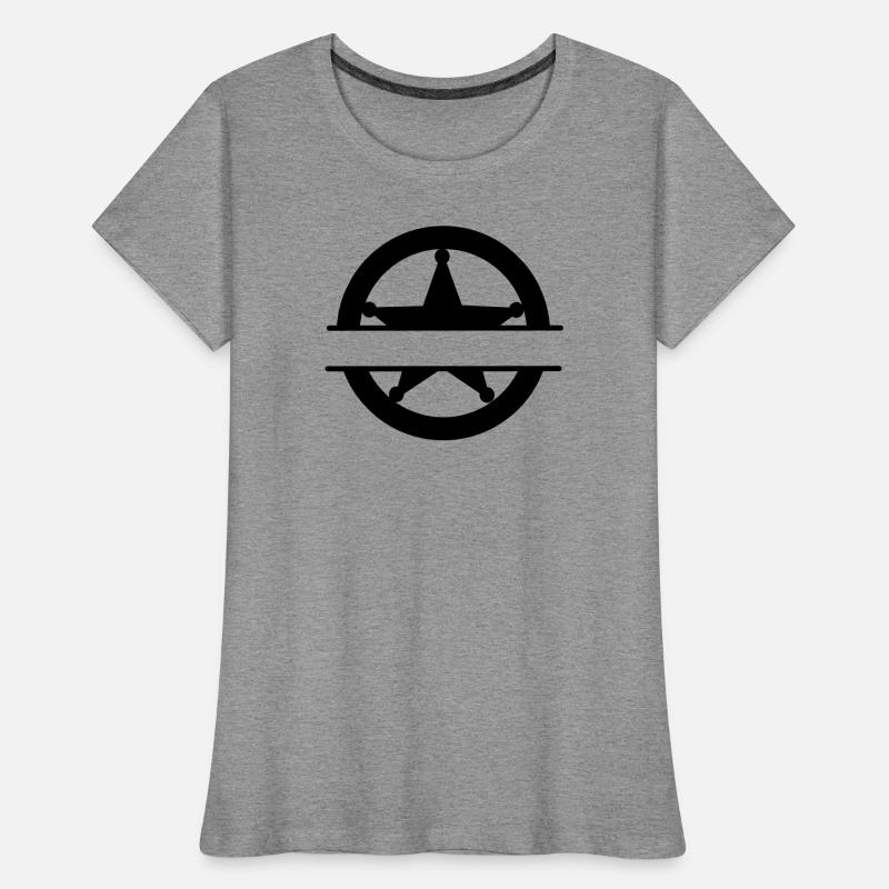 Marshall star in circle Women's Premium Organic T-Shirt