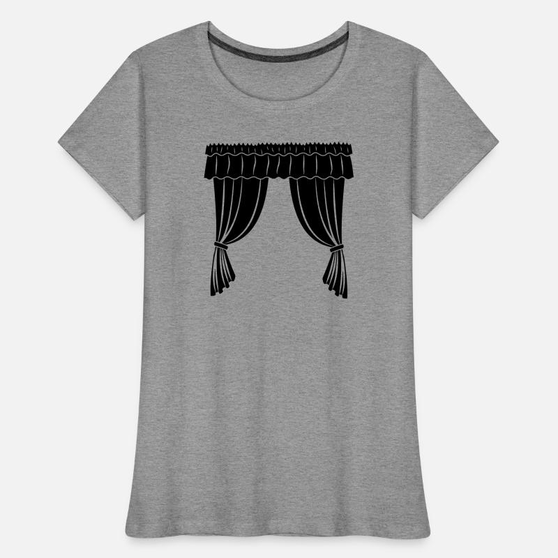 Vorhänge Theater oder Geschäft Frauen Premium Bio T-Shirt