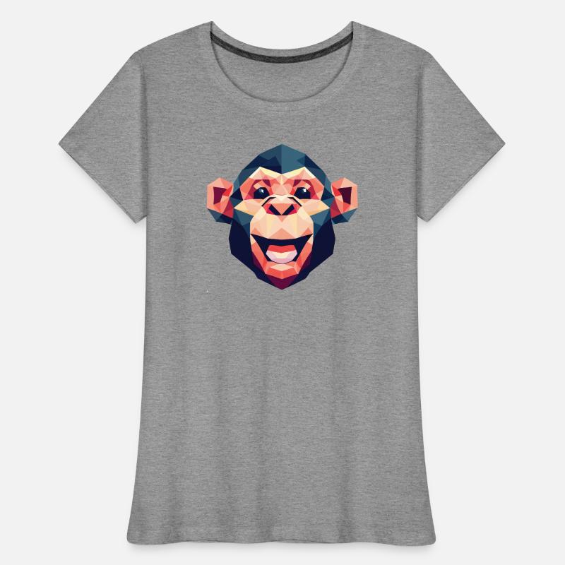 Polygon Monkey Women's Premium Organic T-Shirt