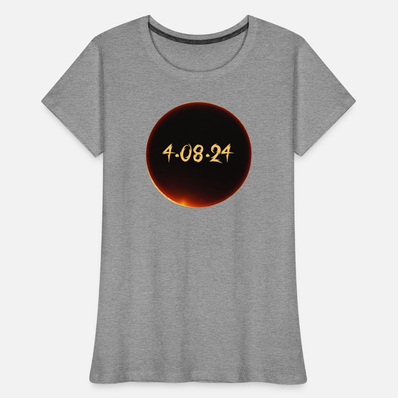Solar Eclipse 2024 Women's Premium Organic T-Shirt