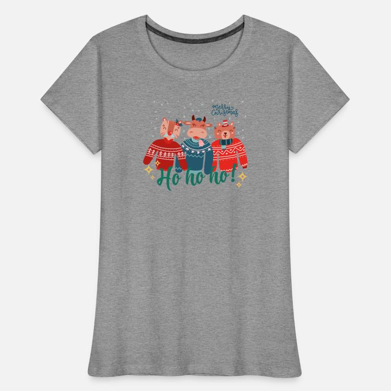 Laid de Noël Pull - Joyeux Noël T-shirt bio Premium Femme