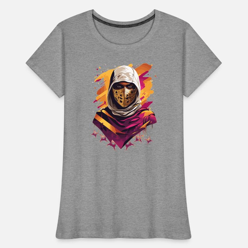 Ninja Samurai Warrior Women's Premium Organic T-Shirt
