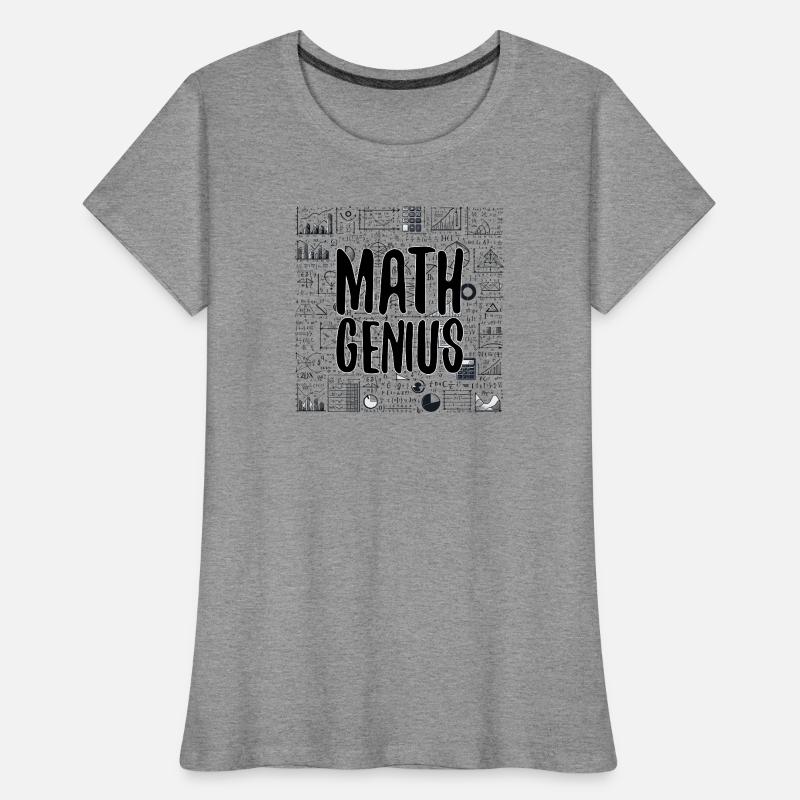 Math Genius Math Genius Math cadeau T-shirt bio Premium Femme