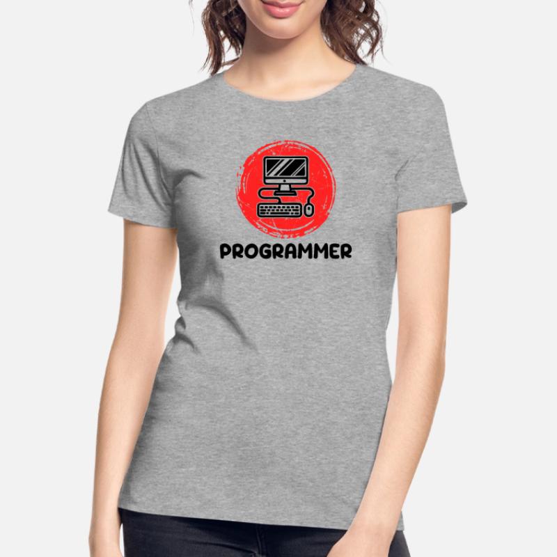 Développeur informatique Programmeur Code Scripting T-shirt bio Premium Femme