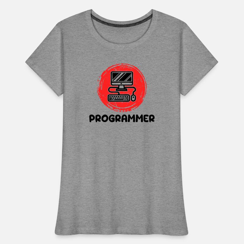 Développeur informatique Programmeur Code Scripting T-shirt bio Premium Femme