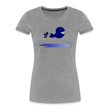 HOLIDAY. HAPPY HOLIDAYS. MISTRESS. MASTER. TEACHER - Women's Premium Organic T-Shirt - heather grey - Front - Mia (176cm)