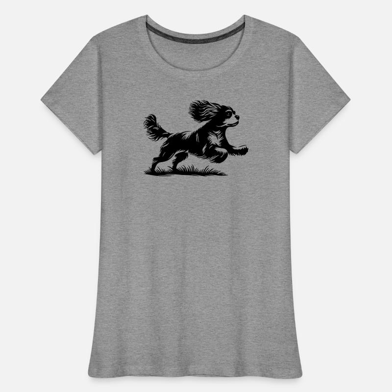 Cavalier King Charles Spaniel Frauen Premium Bio T-Shirt
