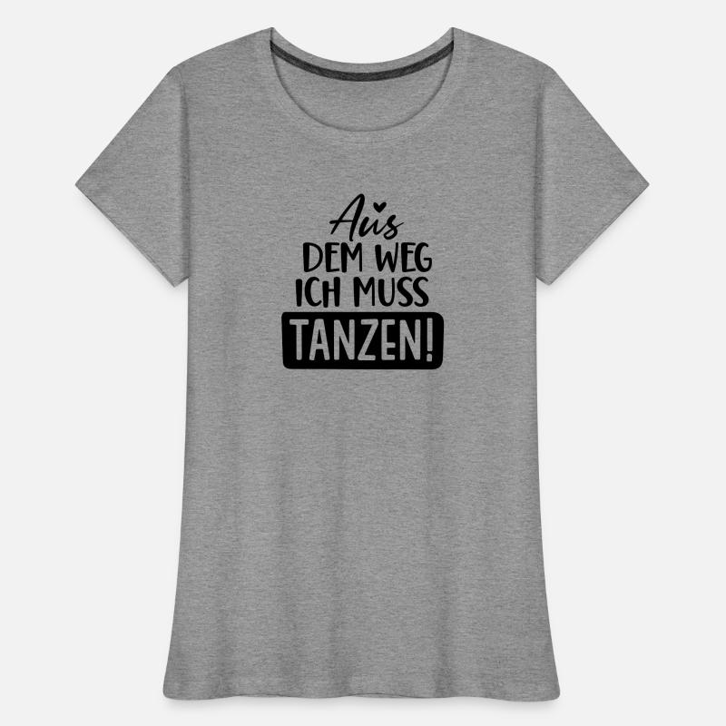 Fête Week-end Tango Disco Pub T-shirt bio Premium Femme