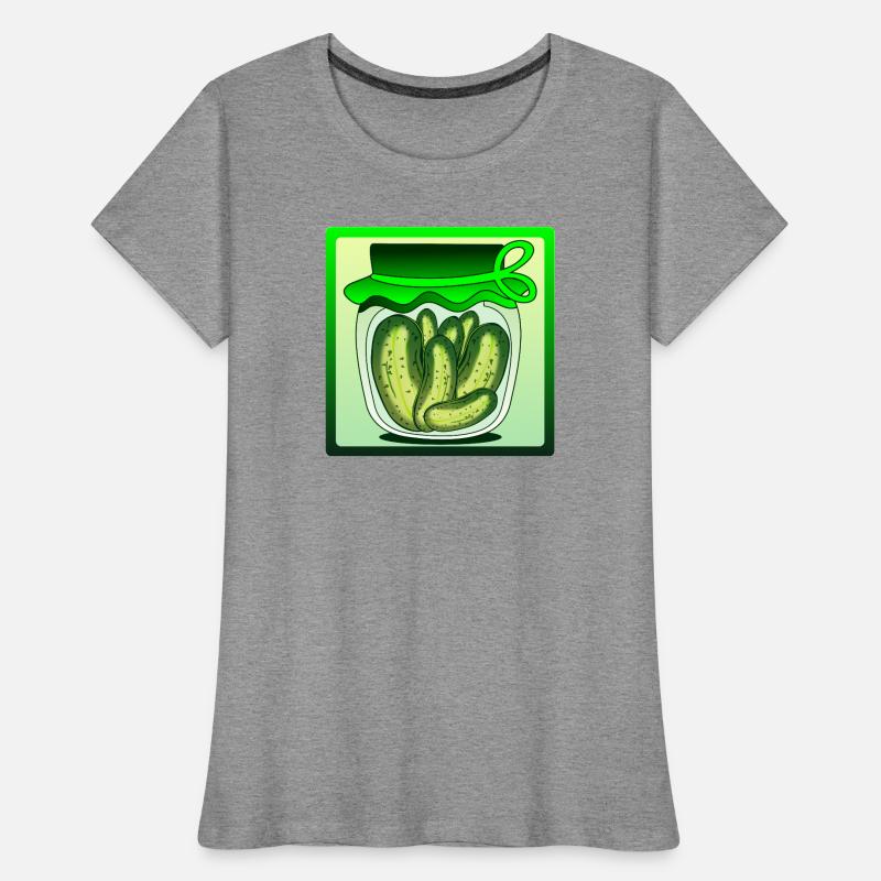 CORNICHONS, CORNICHONS, SALADE DE CONCOMBRE, CONCOMBRE T-shirt bio Premium Femme