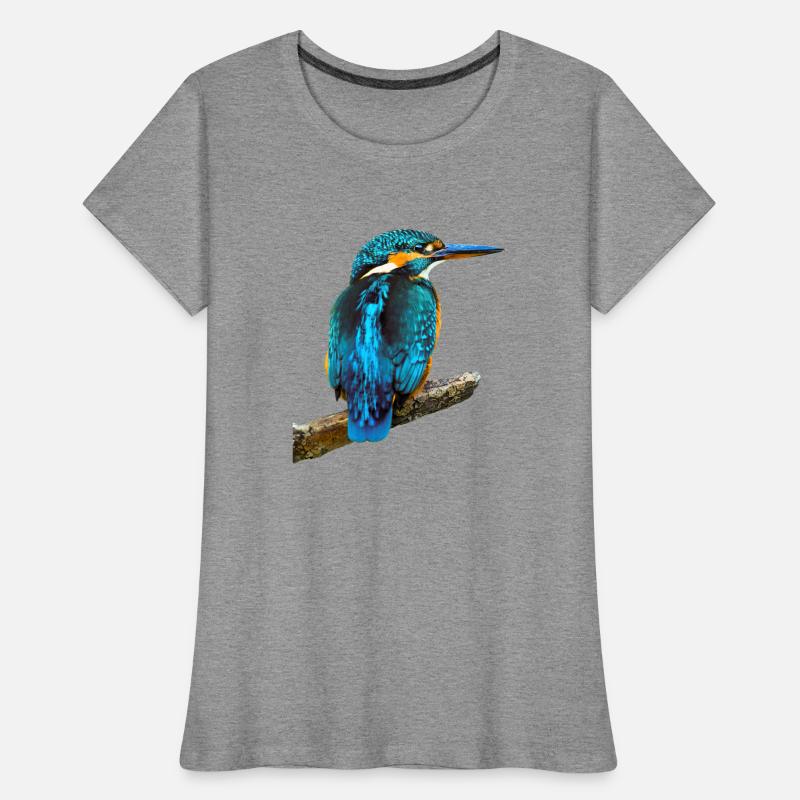 Eisvogel Alcedo atthis Frauen Premium Bio T-Shirt