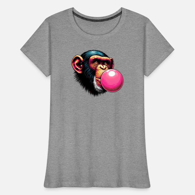 Monkey Women's Premium Organic T-Shirt