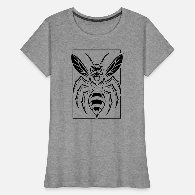 Stylized wasp Women's Premium Organic T-Shirt