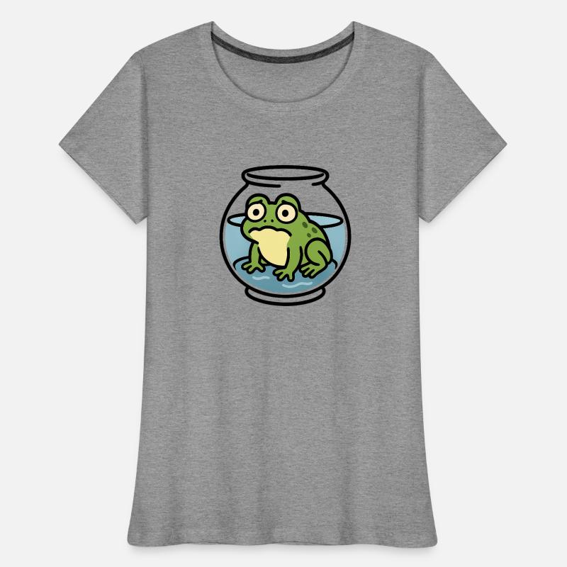 Frog in a Bowl Women's Premium Organic T-Shirt