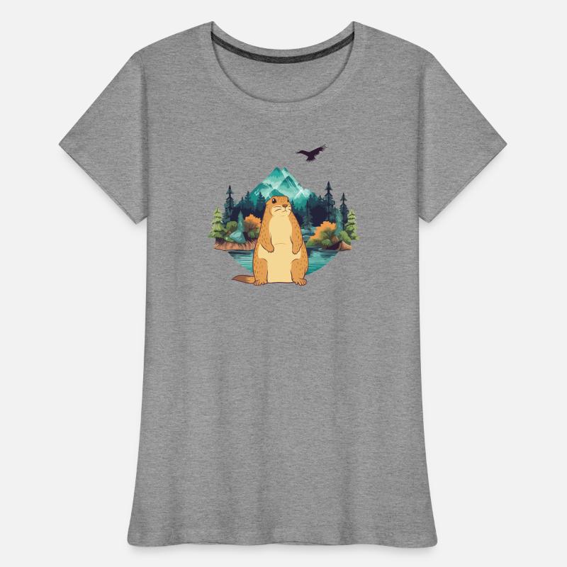 Marmotte T-shirt bio Premium Femme