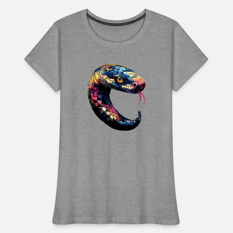snake, python, cobra, rattlesnake, snakes Women's Premium Organic T-Shirt