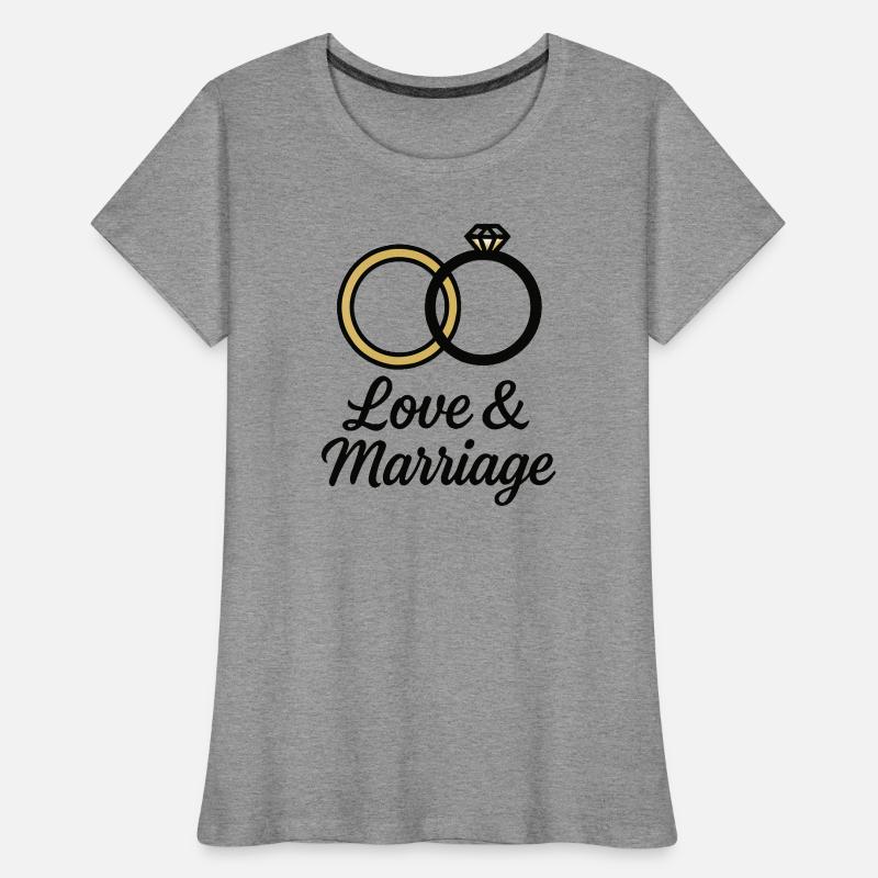 Liebe & Ehe Trauringe - Liebe & Ehe Frauen Premium Bio T-Shirt