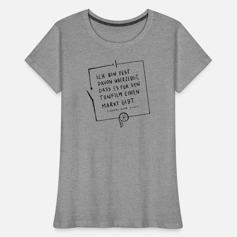 Thomas Edison Schaltkreis Frauen Premium Bio T-Shirt