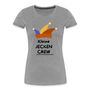 Little Jecken Crew – Carnival Family Design - Women's Premium Organic T-Shirt - heather grey - Front - Mia (176cm)