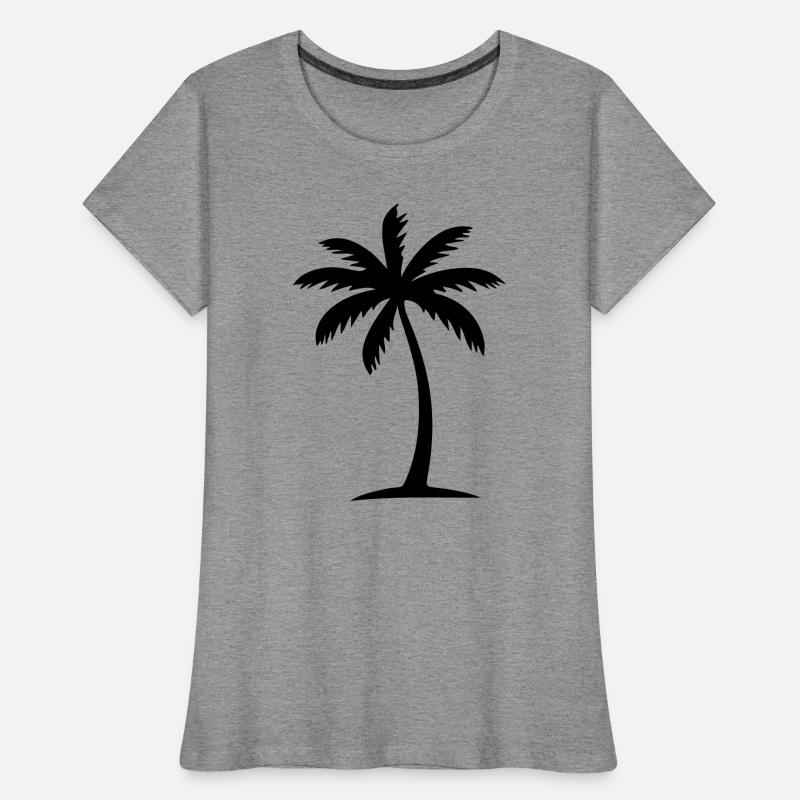 Palm Tree Icon Women's Premium Organic T-Shirt
